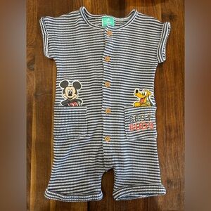 Disney Baby Striped Button Down Best Buds